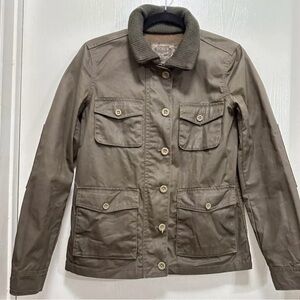 J. Crew Khaki Utility Jacket
